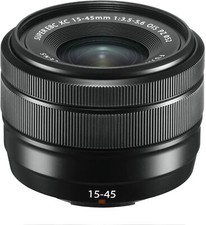 FUJIFILM FUJINON XC15-45mm Black XC15-45MMF3.5-5.6OIS PZ B Black New in Box