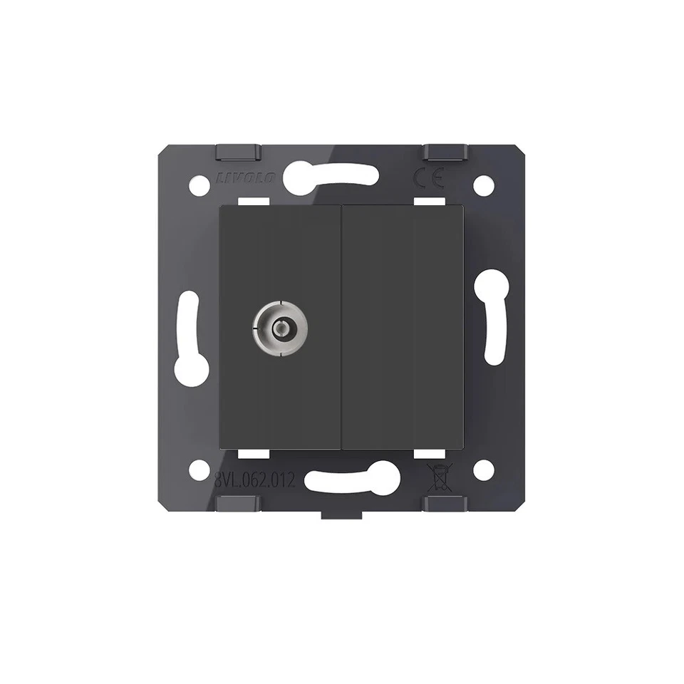 LIVOLO Innenleben TV Dose Fernseherdose Antennendose VL-C7-1V-12 Schwarz - Bild 2 von 4