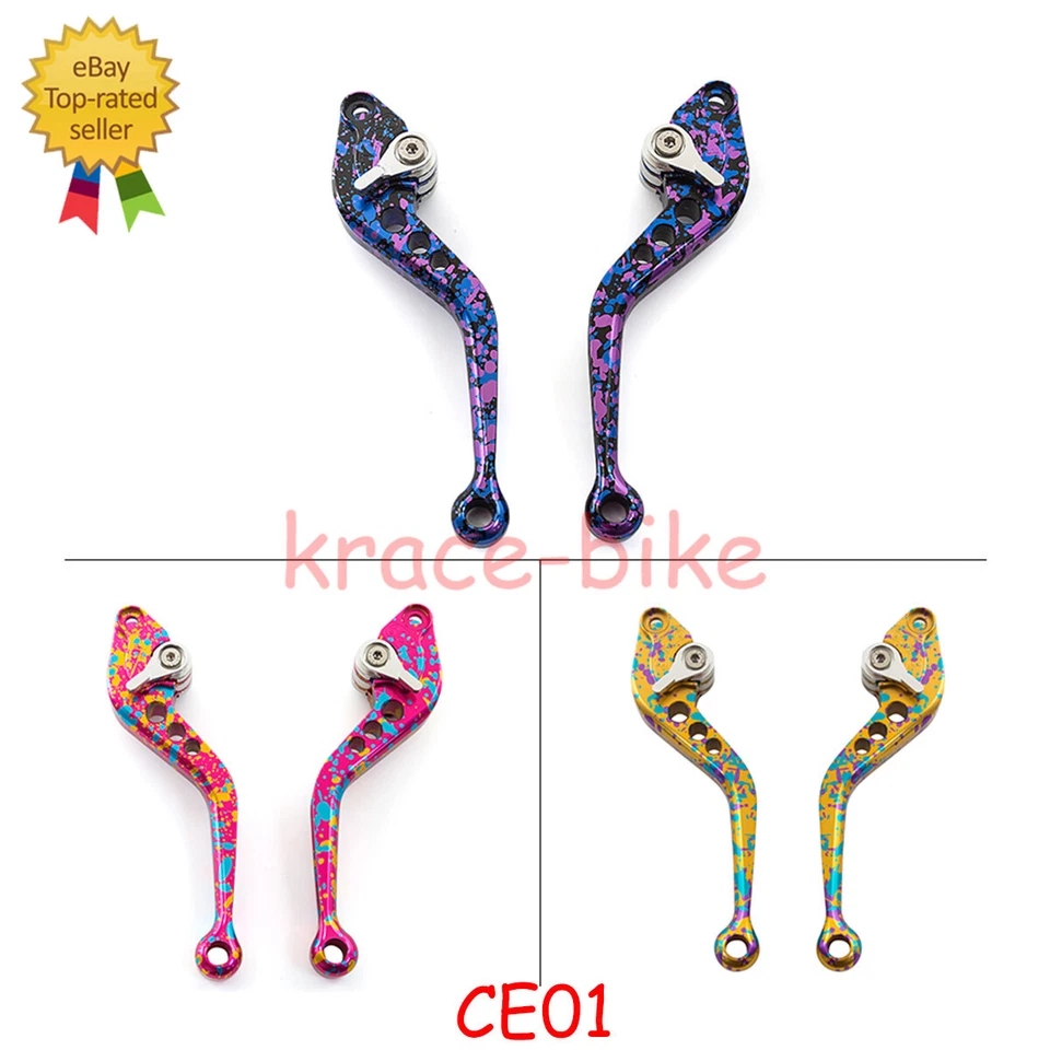 Para Honda CBR125R 2004-2023 Palancas de embrague de freno de camuflaje cortas y largas ajustables Foto 2 de 4