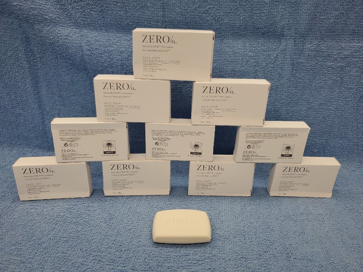 10 PACK ZERO% Gilchrist & Soames 1oz Naturally KIND Face Soap