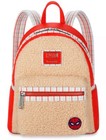 Loungefly Disney Parks Spider-Man Faux Fur Mini Backpack Marvel Exclusive NWT — photo 1