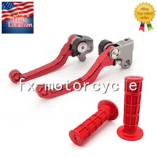 For Honda TRX400EX 1999-2008 A Pair CNC Brake Clutch Levers Grips Pivot Dirtbike