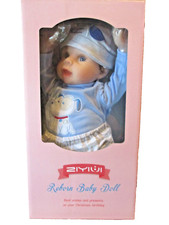 ZIYIUI Reborn Baby Doll 20" in Blue Puppy Dog & Extra Sailor Dog Outfit NEW BOX