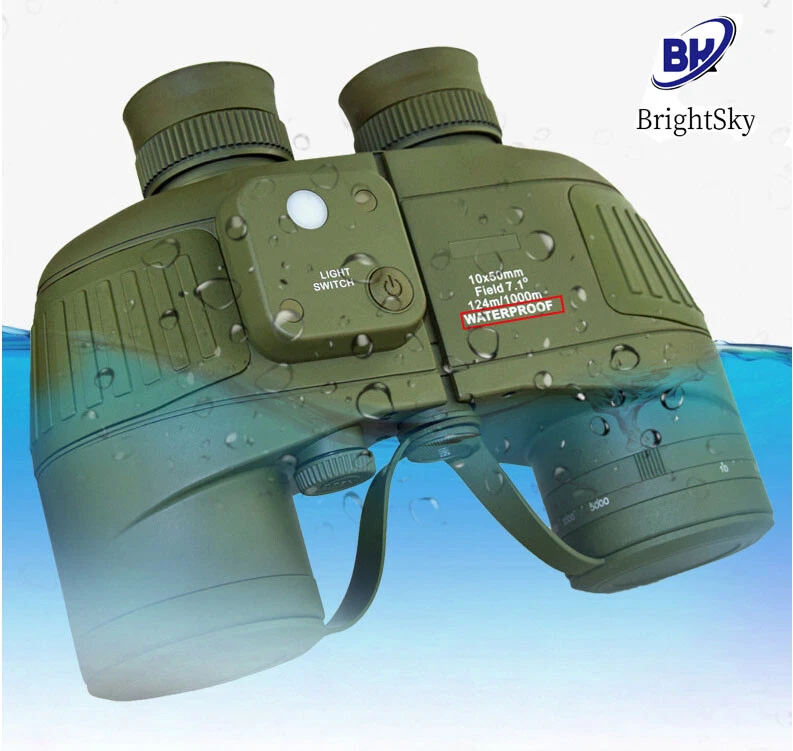 10X50 NightInternal Compass Binoculars Rangefinder Birdwatching Hunting Boating - Image 4 of 4