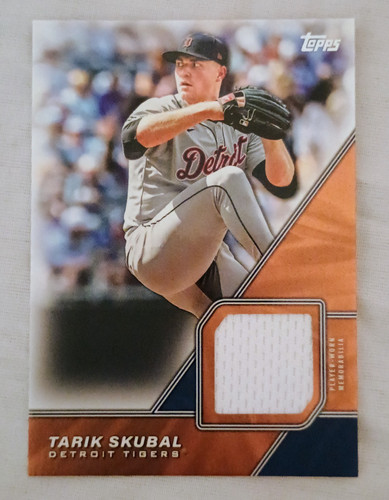 2026 Topps Tarik Skubal Major League Material Jersey #MLM-TS Tigers