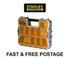 Stanley FatMax Deep Professional Tool Organiser Case 10 Compartment Storage Box