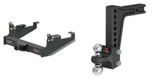CUR Trailer Hitch Class 5 Tow Kit Adjustable Ball Mount 2in Receiver 15402-45936
