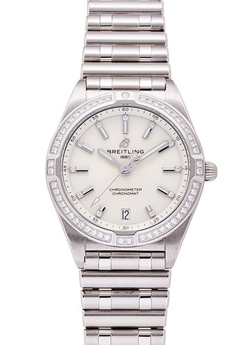 Breitling Chronomat B01 A77310591A1A1 32 mm White Dial