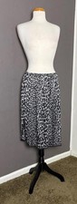 Vintage 1980's Leopard Half Slip Large TT Black x Gray from Vanity Fair