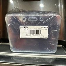 Pack Of  50  HORIZONTAL VINYL ID BADGE HOLDER INSERT 2.375"H x 3.375"W