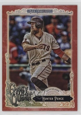 2017 Topps Gypsy Queen Red 8/10 Hunter Pence #209 0b0