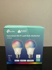 2 pack tp-link Kasa smart wifi light bulb multicolor 