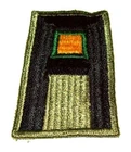 New ListingORIGINAL FULLY EMBROIDERED WW2 1st ARMY MILITARY POLICE RIBBED WEAVE PATCH