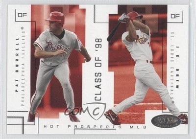 2003 Fleer Hot Prospects Class Of Pat Burrell JD Drew #2CO 0m8