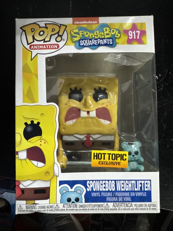 Funko POP! SpongeBob SquarePants 917 weightlifter, Spongebob hot topic