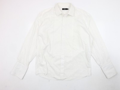 Marks and Spencer Men's White Formal Dress Shirt Size 43