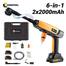 Portable Cordless Car High Pressure Washer Jet Water Wash Cleaner Gun 1/2Battery