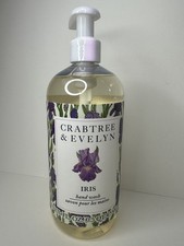 New Crabtree Evelyn 16.9 fl Oz IRIS scented Hand Wash W/Pump
