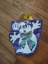 Vintage 1991 McDonald's Happy Meal Halloween McBoo Trick Or Treat Bag Ghost Boo
