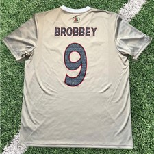 adidas Ajax 3rd Shirt 2022/23 Daily Paper Third Jersey BROBBEY #9 Men's XL