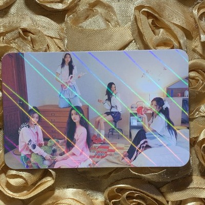 ILLIT BABY BLUE KPOP Girl Holo Goddess Idol Photo Card Pretty GROUP Player