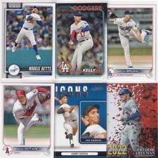 LOT (10) LOS ANGELES DODGERS MLB BASEBALL SHOHEI OHTANI MOOKIE BETTS - 910
