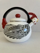MM Kamenstein Whistling Rooster Tea Kettle 