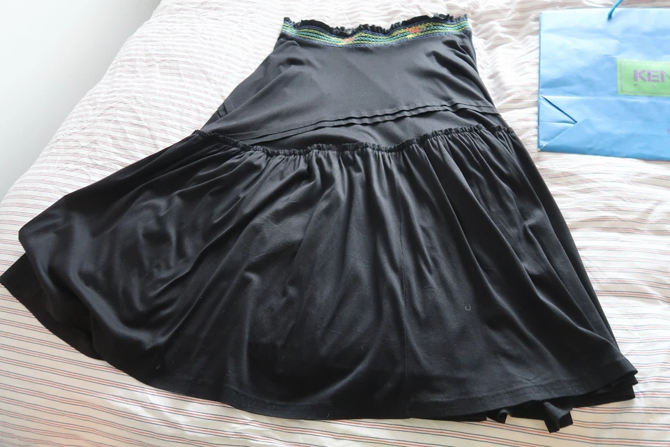 KENZO JUNGLE Jupe brodée Taille XL Fabriquée en ITALIE - Photo 3/4