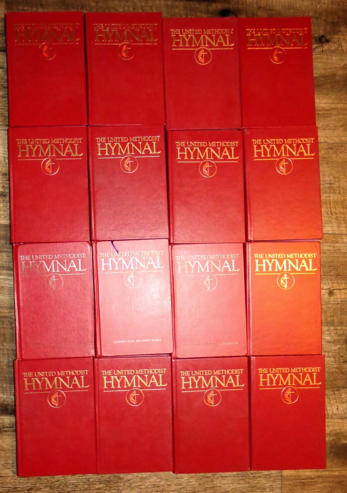 16 VINTAGE UNITED METHODIST HYMNAL CHURCH MUSIC RELIGIOUS SONG HYMN BOOKS -LOT#4