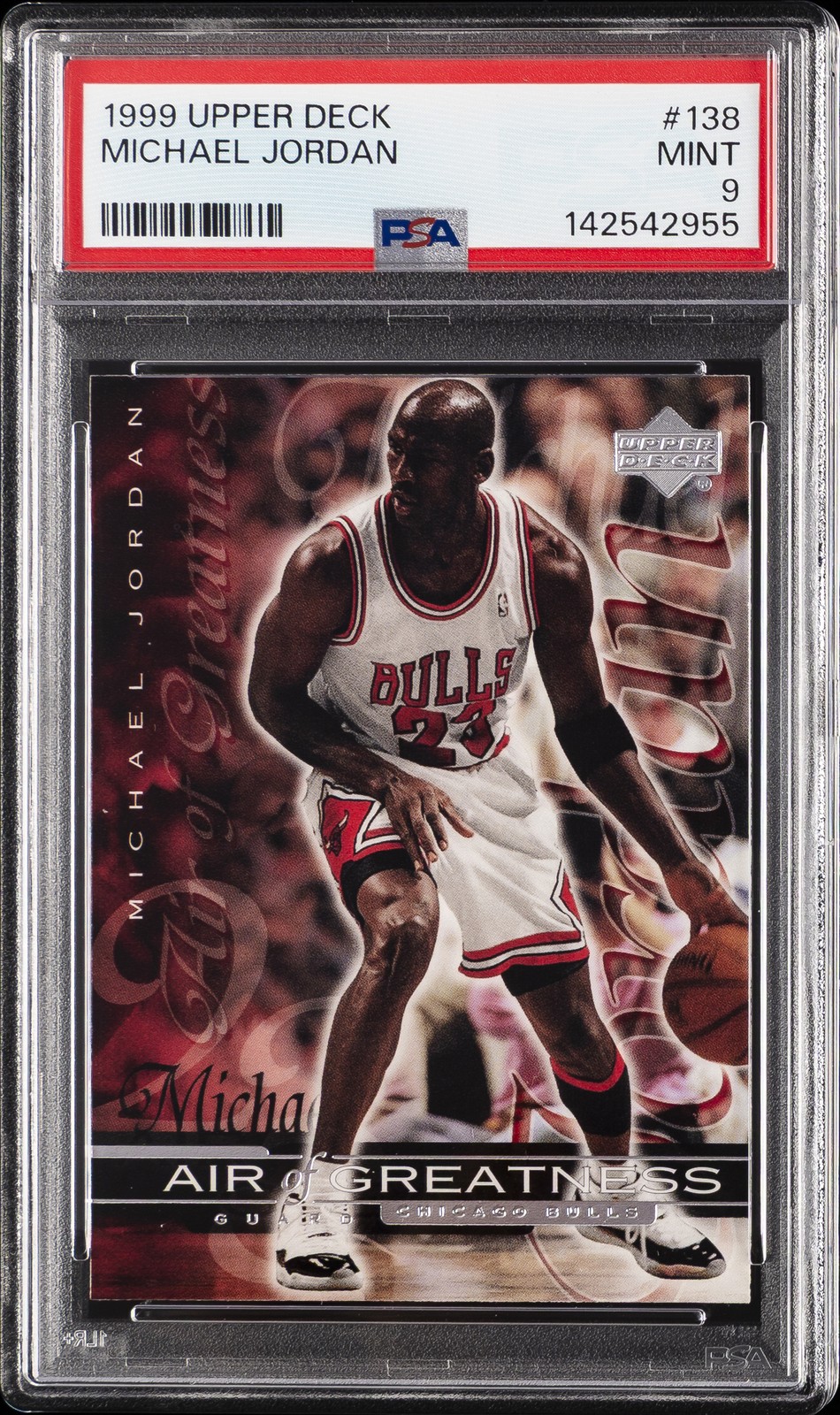 1999 UD #138 MICHAEL JORDAN PSA 9