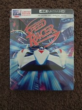 Speed Racer 4K Blu-ray Digital STEELBOOK - NEW - Ships in box w/padding