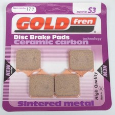 Plaquette de frein Gold Fren pour Moto Norton 961 Commando SE 2010 à 2011