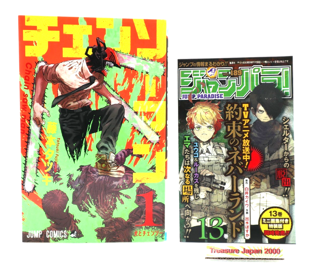 Rare Chainsaw Man Vol.1 1st Print Edition 2019 Japanese Manga