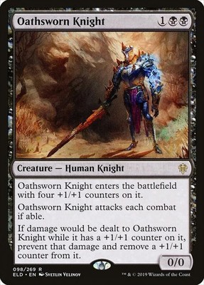 Normal Oathsworn Knight R Throne of Eldraine 98 NM