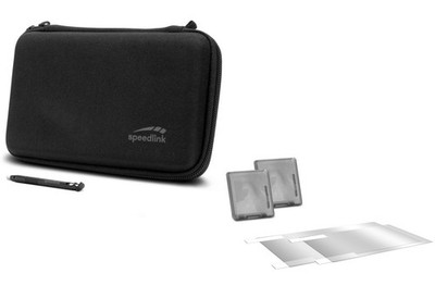 Speedlink 7in1 Set Tasche + Folie + Spiele-Hülle für Nintendo New 2DS XL Konsole