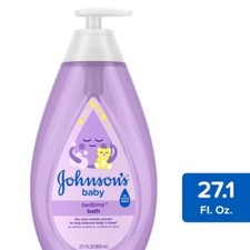 Johnson's Bedtime Baby Bath with Soothing Natural Calm Aromas, Hypoallergenic