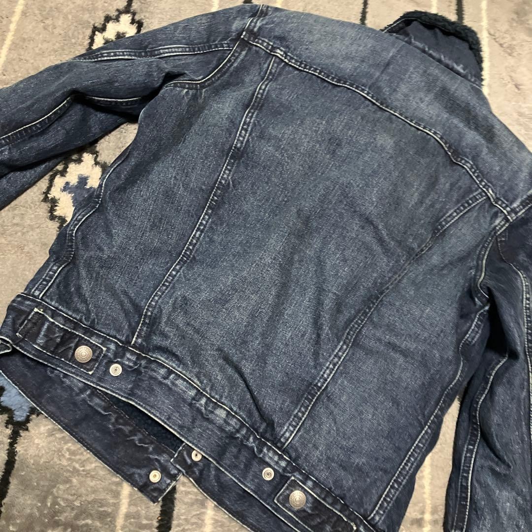 Levi's setup, dark blue, USED processing, damage … - image 4