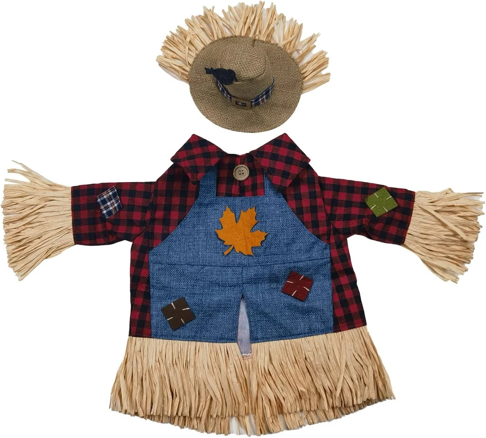 Trajes de ganso espantapájaros porche para estatua de césped de 23 pulgadas, disfraz para plástico/hombres Foto 4 de 4