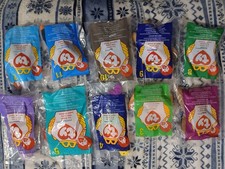 TY TEENIE BEANIE BABIES 1998 Set OF 10 MCDONALD'S HAPPY MEAL SEALED NEW   LOOK