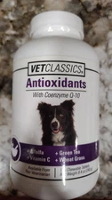 VetClassics Antioxidants for Dogs, 120 Chewable Tablets