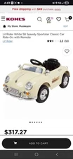 Lil Rider Ride Toy Classic Sports Car