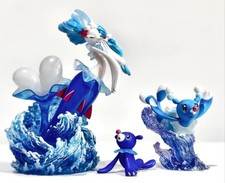 Pokemon Figure Primarina & Popplio & Brionne