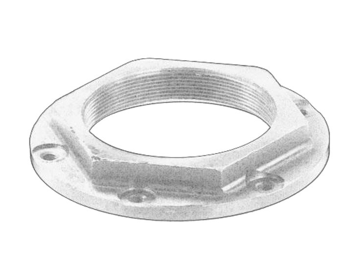 Fits S-TR STR-1201256 Nut, kingpin STR-1201256 Wheel hub nut (height 17mm, tota