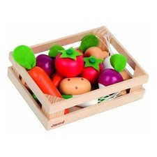 Wooden Vegetable Crate With 12 Vegetables For 4 Yrs+ - Brand New & Sealed