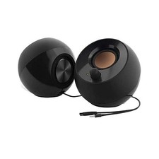 Creative Pebble 2.0 USB-Powered Desktop Speakers with Far-Field Drivers Black