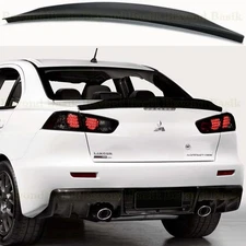 2008 2009 2010 2011 12-2017 Mitsubishi Lancer OE Style Spoiler Wing MATTE BLACK