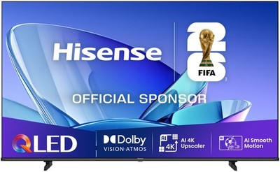Hisense 55E77Q  QLED 4K Smart Flat, 55 Zoll / 138 cm, UHD 4K, SMART TV