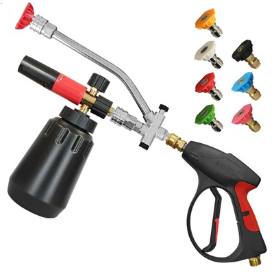 #ad #ad 1 4”Pressure Washer Gun Car Wash Soap Lance Cannon Spray Jet Bottle Snow Foam US $39.99