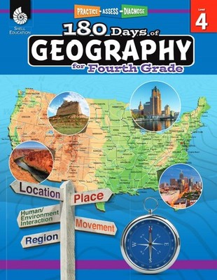 180 Days : Social Studies, Geography for 4th Grade Practice Workbook for C...