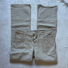 H&M Womens Cream and Tan Trousers